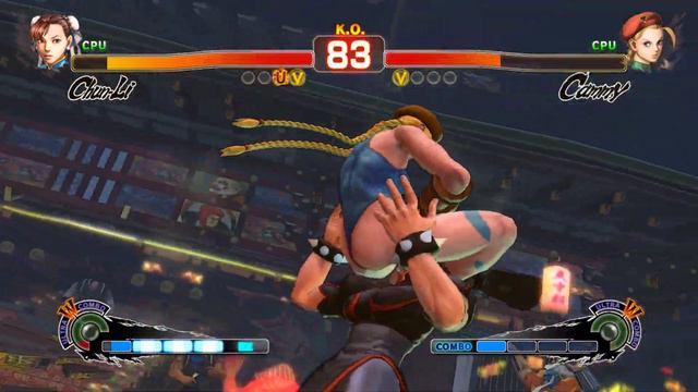 Chun Li Vs Cammy (Hardest) Street Fighter 4.