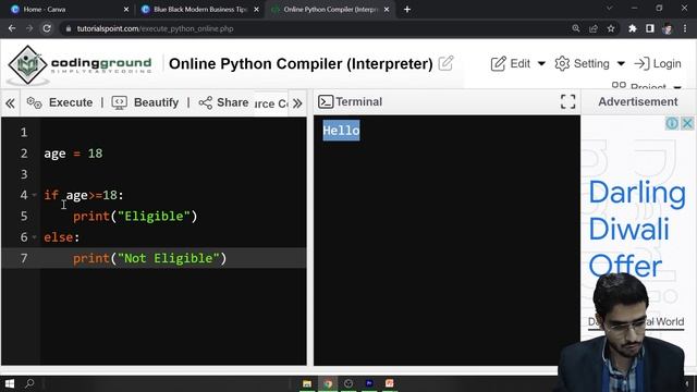 IF ELSE Statement in Python | IF Else Python | Python Full Course in Hindi #51