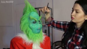 The Grinch Makeup Tutorial by Sofia Markova/ Гринч - грим на рождество