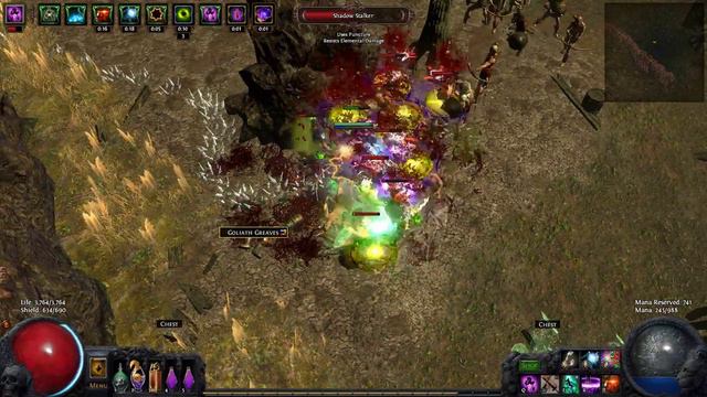 PathOfExile Block Viper Striker Build 2.0 76 new map run. смотреть онлайн