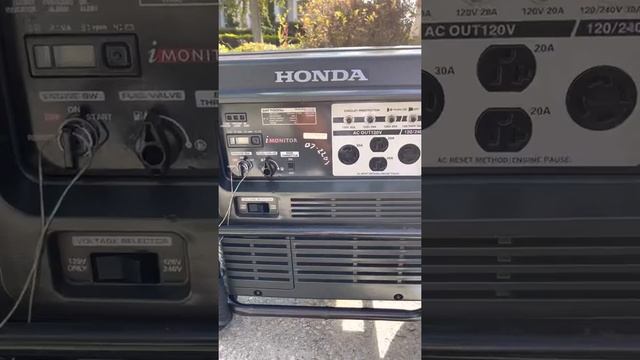 Quick Testing Honda Generator Inverter EM 7000is