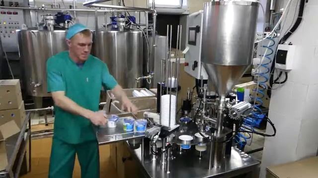 Как делают сметану Богородский молочный завод
