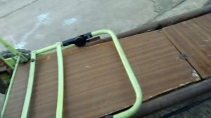 Самодельная машинка для детей  из триммера бензокоси