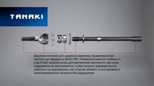Шарнир поворотного кулака (ШРУС) а/м УАЗ TANAKI