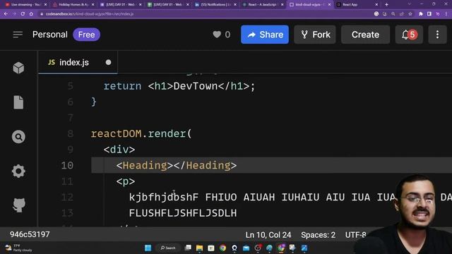 [LIVE] DAY 05 - Front-End Web Development using JavaScript & React.js  | COMPLETE in 7 - Days