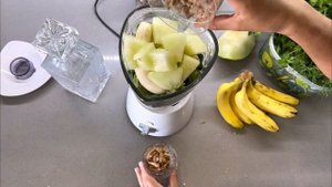 Невероятно вкусный ЗЕЛЁНЫЙ СМУЗИ! Рецепт Зелёного коктейля! Легко, Быстро, Вкусно! @TetushkaNelli
