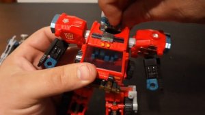 How to Transform and combine 2004 Transformers Energon Hotshot and Inferno