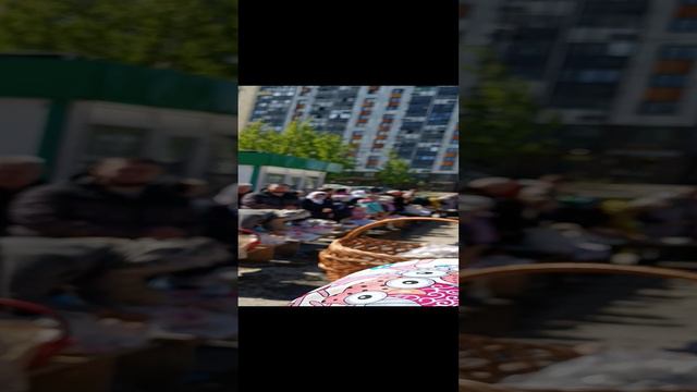 ПАСХА В МОСКВЕ / Пасхальное освящение яиц и куличей  / Храм Сергия Радонежского Новые Ватутинки