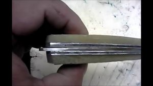 Нож из быстрореза. Сталь Р3М3Ф2.