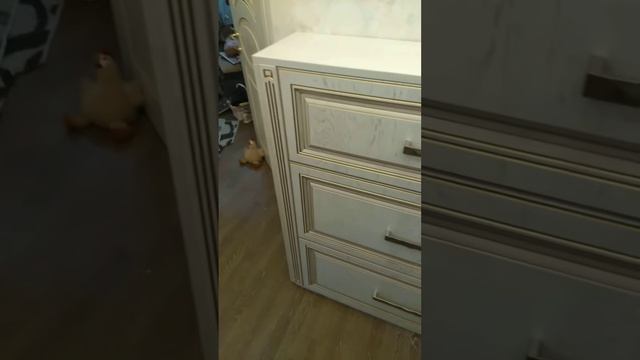 Шкаф-слим для обуви с откидными полками - обувница на заказ #garnomebel смотреть онлайн