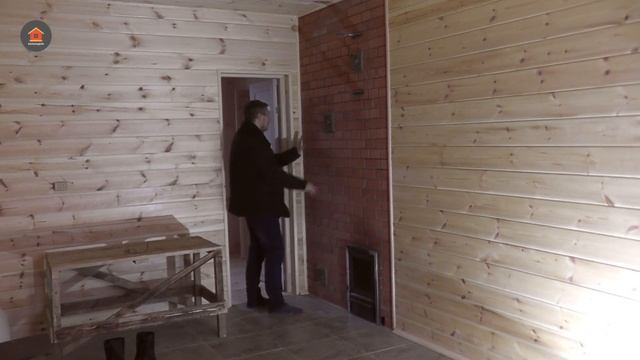 БанькаДом - Каркасный дом 54 м.кв с совмещенной банной печью смотреть онлайн