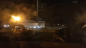 Перонный автобус в Шереметьево, 20 минут поездки... / Airport bus, SVO. 2019.08.02_23:21-23:40 !!!