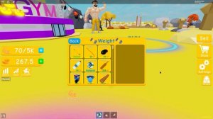 САМЫЙ СЛАБЫЙ ЮТУБЕР В МИРЕ | Lifting Simulator roblox | Играю в Симулятор качка роблокс