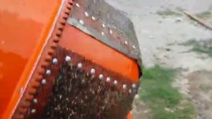 Промывочный бетоносмеситель для щебня