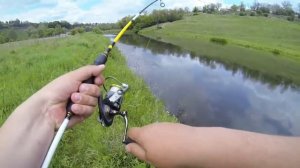 Ультралайт вертушка "маньячка" 2,1 г. Окунь, щука, голавль р.Збруч