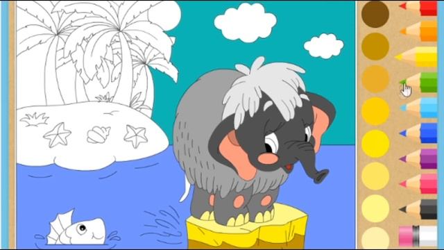 How to Draw | Mammoth Baby | For kids & Как рисовать | Мамонтёнок | Для детей смотреть онлайн