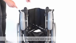 Start manual wheelchair - Tutorial: Adjusting the seat depth | Ottobock
