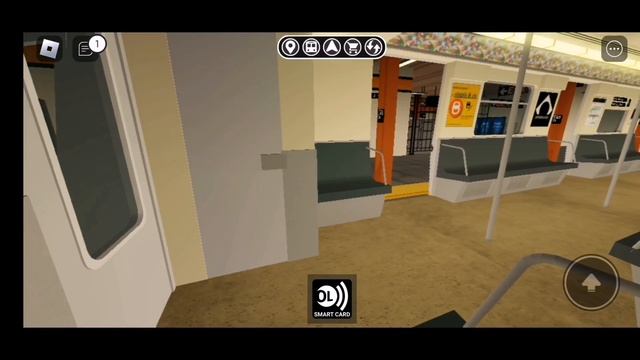 Катаюсь на очень старом поезде метро Нью-Йорка R40S! Roblox. смотреть онлайн