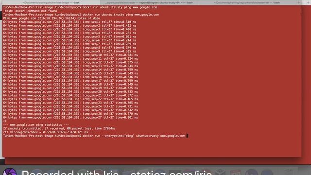 Docker: ENTRYPOINT смотреть онлайн