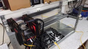 Mining ферма на видеокартах Radeon RX 6700XT 12Gb Sapphire Pulse, 92+ MH/s для майнинга Ethereum