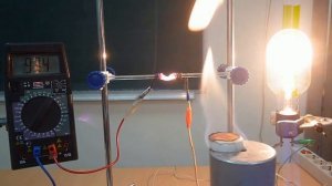 Электропроводность стекла при нагревании