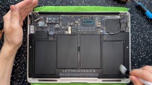 Замена термопасты на MacBook air 13 и чистка от пыли
