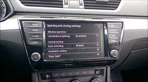 Skoda Superb 3 - lock/unlock beep confirmation activation - vključitev zvočnega opozorila ob zaklep