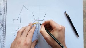 ОБРЕЗАННАЯ ЧЕТЫРЕХГРАННАЯ ПРИЗМА. Построить проекции фигуры. Проекционное черчение.