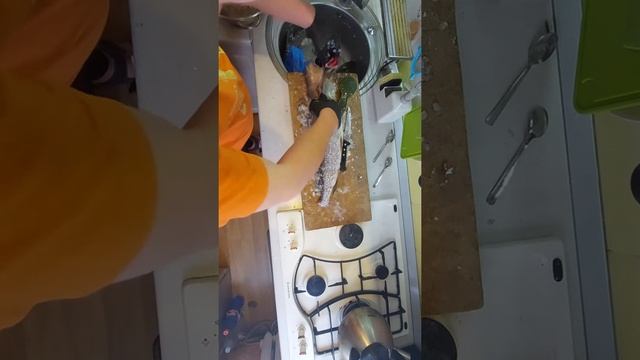 Как чистить Щуку и Окуня, два простых способа. смотреть онлайн