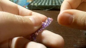 КОЛЬЦО ИЗ БИСЕРА*четыре ряда*