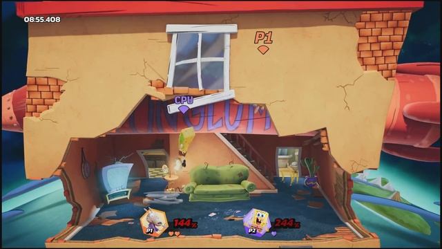Nickelodeon All-Star Brawl - Rocko (Alternate Costume) - (Arcade - Very Hard) смотреть онлайн