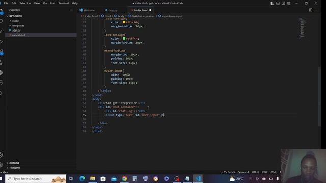 Python tutorial:Building an AI chatbots with Chat GPT clone смотреть онлайн