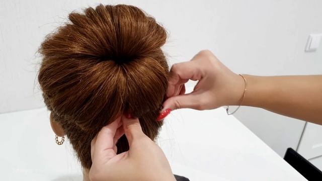 VOLUME HIGH BUNS in 30 SECONDS! for SHORT HAIR смотреть онлайн