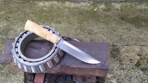 Как сделать нож из подшипника своими руками