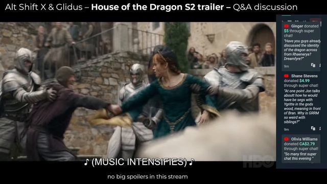 House of the Dragon S2 Teaser Trailer live Q&A with Glidus смотреть онлайн