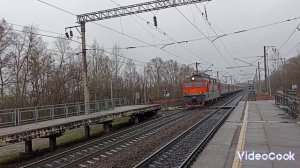 Утренние поезда на пл. Стройка 20 апреля 2024 г .mp4