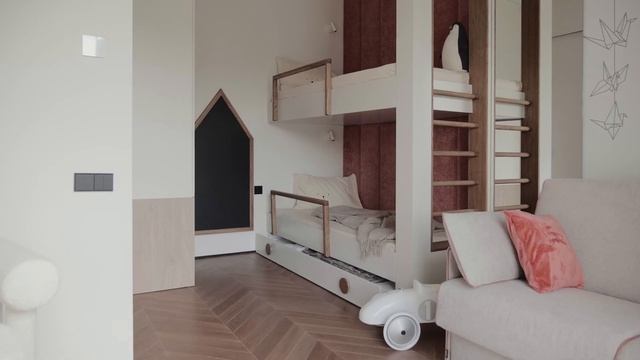 Bright family apartment. Three bedroom apartment. Светлая квартира для большой семьи. Дизайн трешки