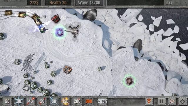 Defense Zone 2 Level 3 Medium walkthrough смотреть онлайн