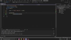 C++ fix execution window disappears visual studio