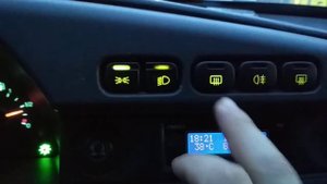 Индикация кнопки включения ближнего света ВАЗ 2114