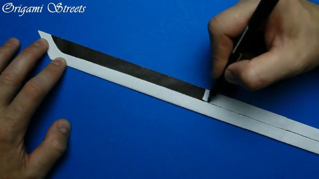 Как сделать клинок Гию Томиока из бумаги