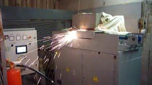 МСО 750 Сварка арматуры и съем грата после сварки