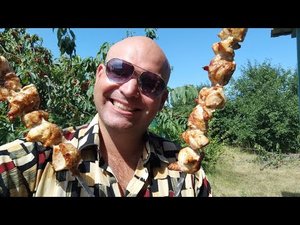 МУКБАНГ ГРУДКА с беконом на углях/ОБЖОР Дачный