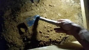 Погребок под полом.