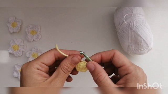 Мастер класс, мотив ромашка крючком смотреть онлайн