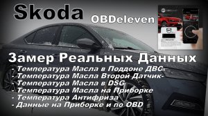 Skoda A8: Замер Реальных Температур Масла И Антифриза (2024)