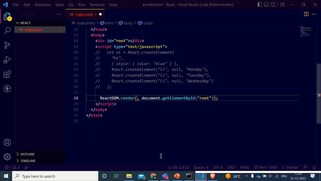 How to use JSX in HTML |  ReactJs Tutorial | React Js Basics