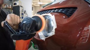 Nissan Juke/Ниссан Жук полировка фар в Москве