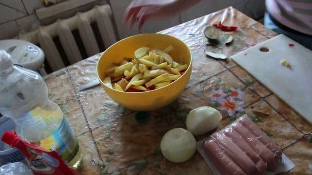 Овощи в микроволновке . Готовим очень быстро .