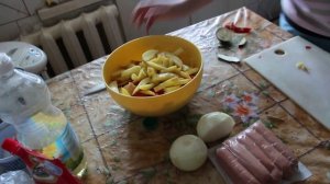 Овощи в микроволновке . Готовим очень быстро .